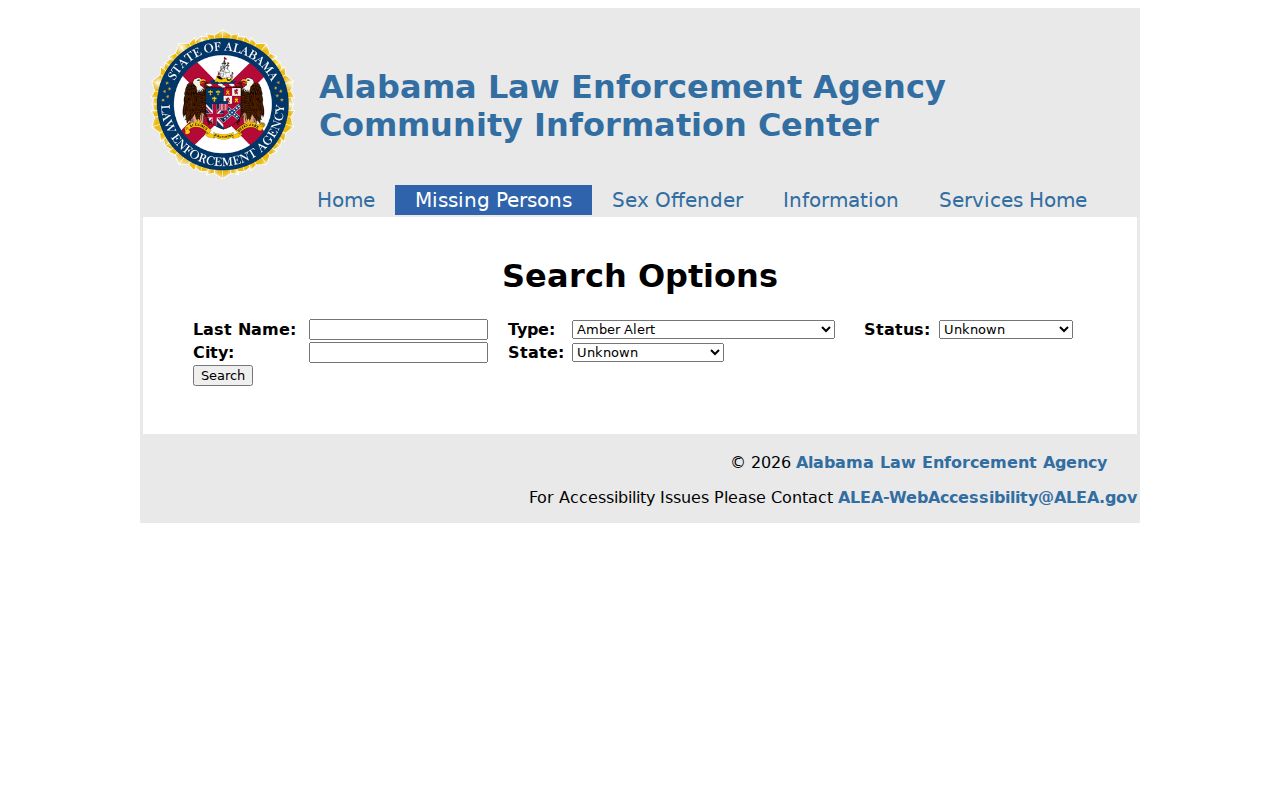 Tallapoosa County traffic warrant ALEA community search distinction