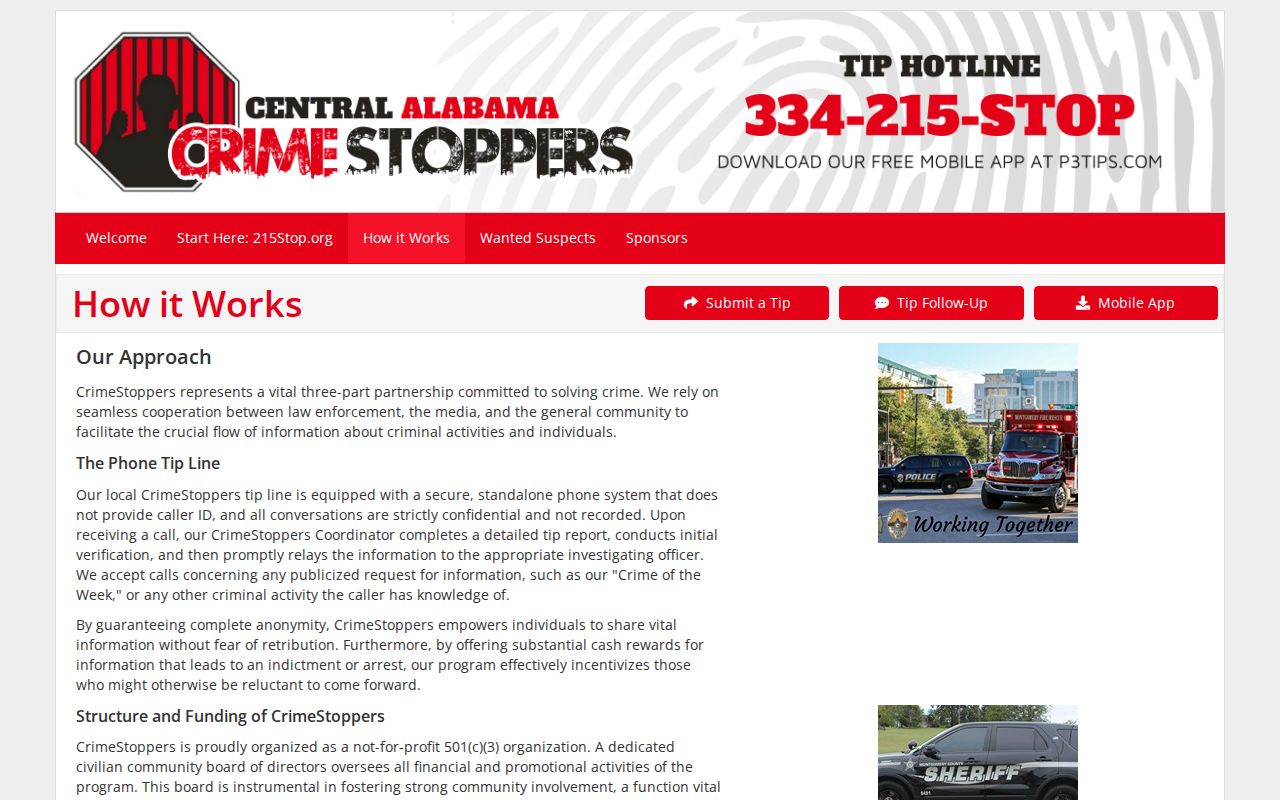 Tallapoosa County most wanted anonymous reward method